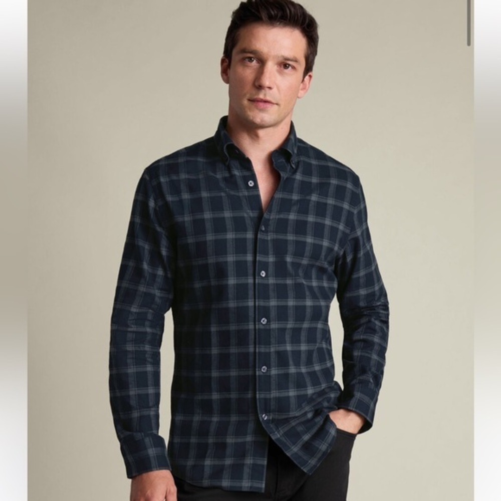 Brand New Charles Tyrwhitt Checkered Shirt